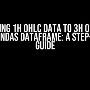 Converting 1H OHLC Data to 3H OHLC Data using Pandas Dataframe: A Step-by-Step Guide
