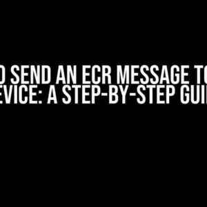 How to Send an ECR Message to a POS Device: A Step-by-Step Guide