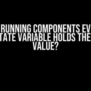 Is React Running Components Even After the State Variable Holds the Same Value?